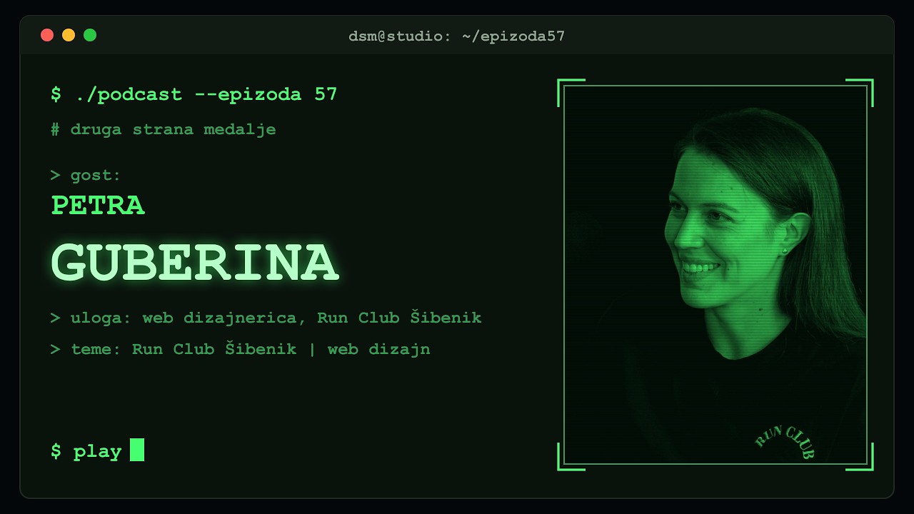 DSM #57: Run Club Šibenik, web dizajn i život u Dolcu